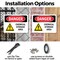 Signmission Chemical Storage Area Danger Sign, Plastic, 10in W x 7in L, 2PK OS-2PACK-DS-P-710-L-1061 - alternate 5